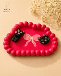 Pink Bow Trinket Tray