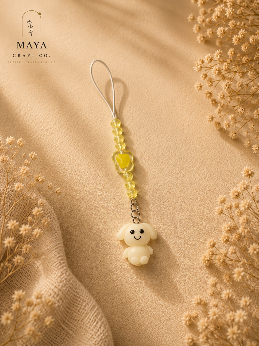 Baby Bunny Bead Charm