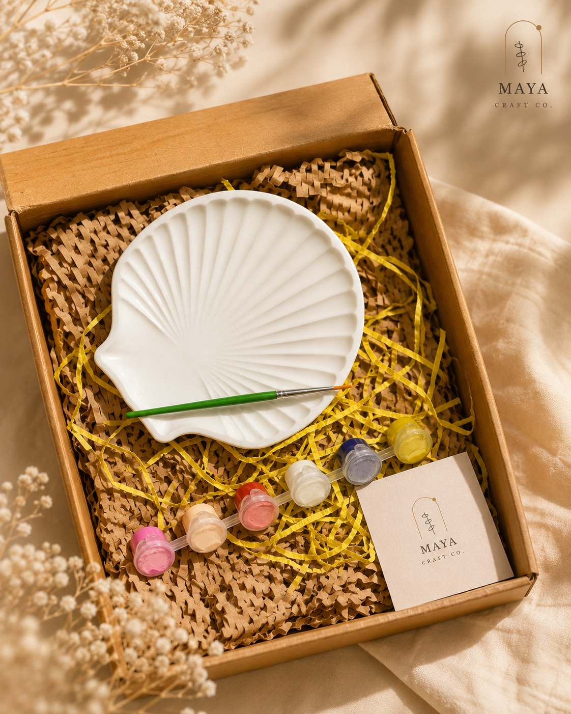 Seashell Trinket Tray DIY Kit