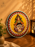 Devi Durga Handmade Lippan Art Wall Decor