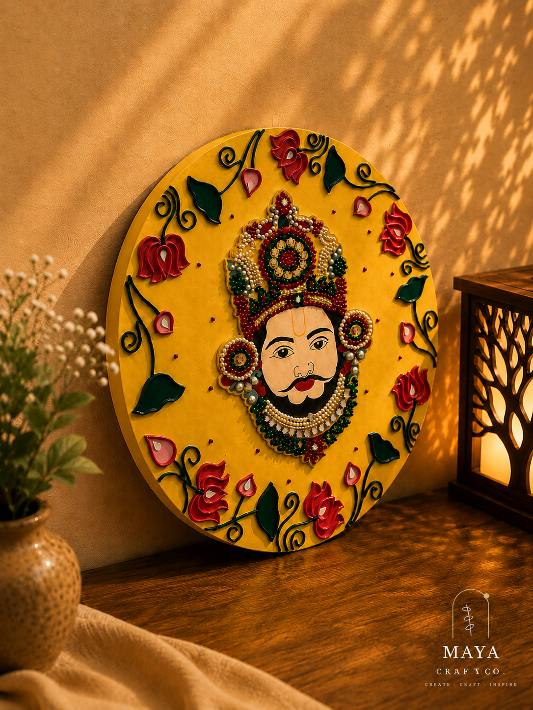 Shyam Darshan Lippan Wall Art