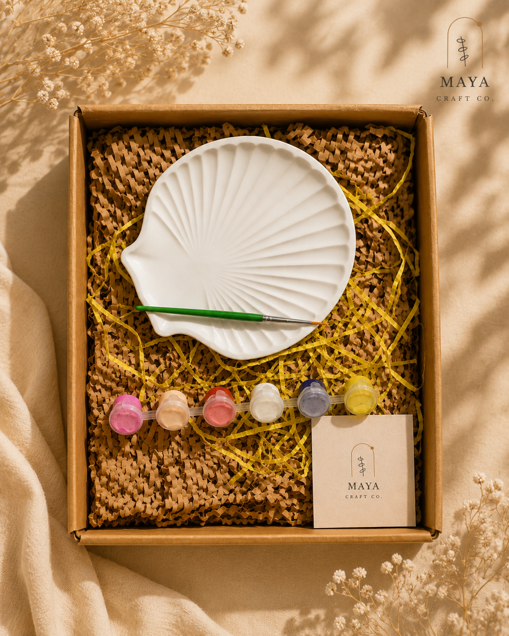 Seashell Trinket Tray DIY Kit