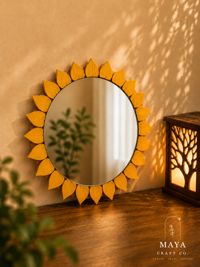 Sunburst Bloom Mirror 🌻