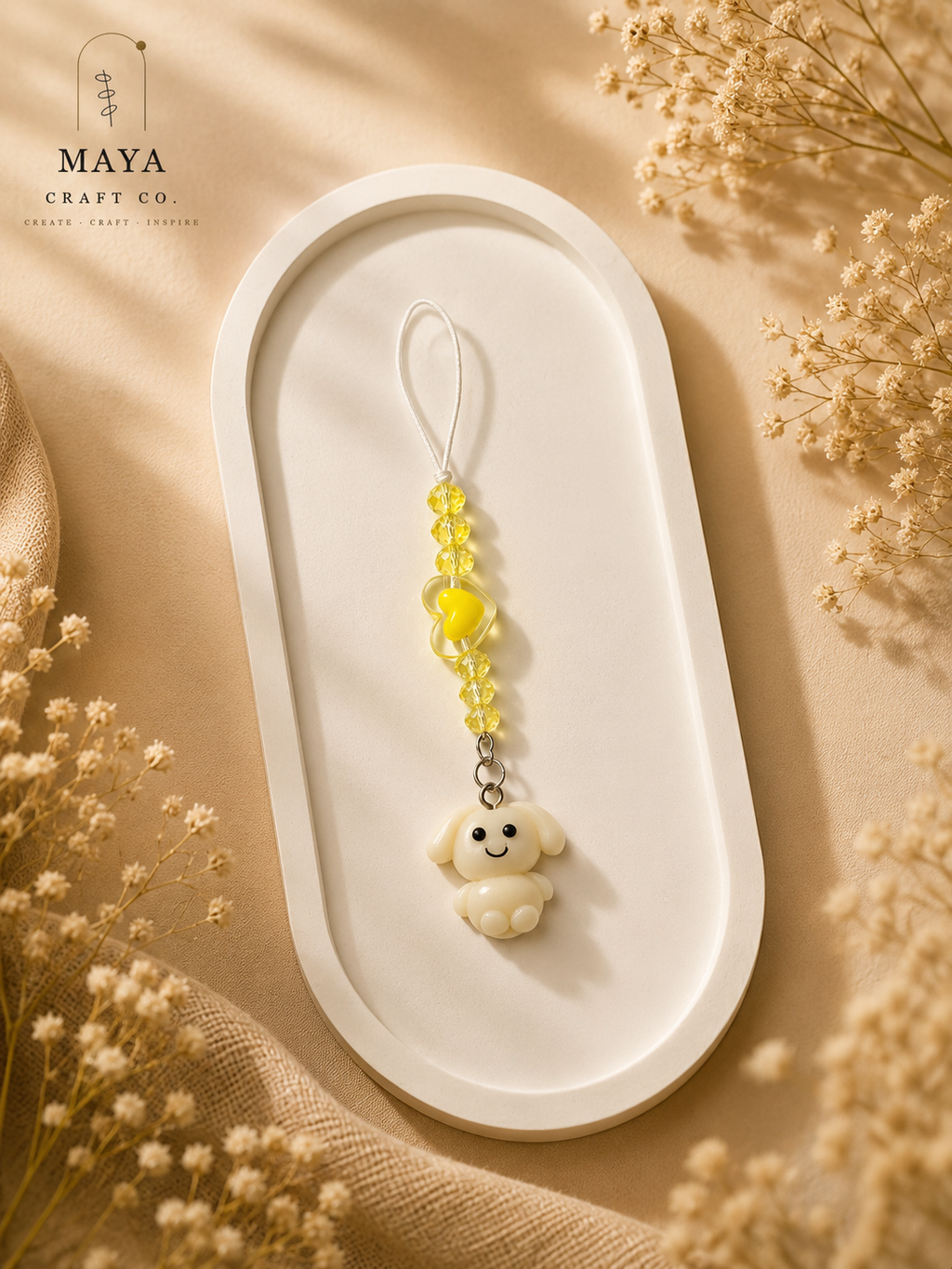 Baby Bunny Bead Charm