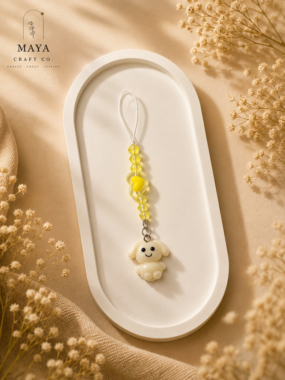Baby Bunny Bead Charm