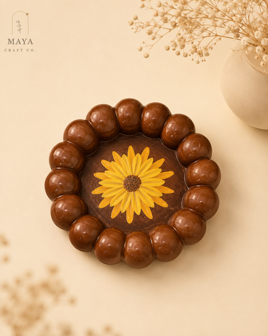 Sunflower Trinket Tray