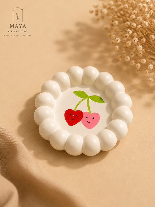Cherry Hug Trinket Tray