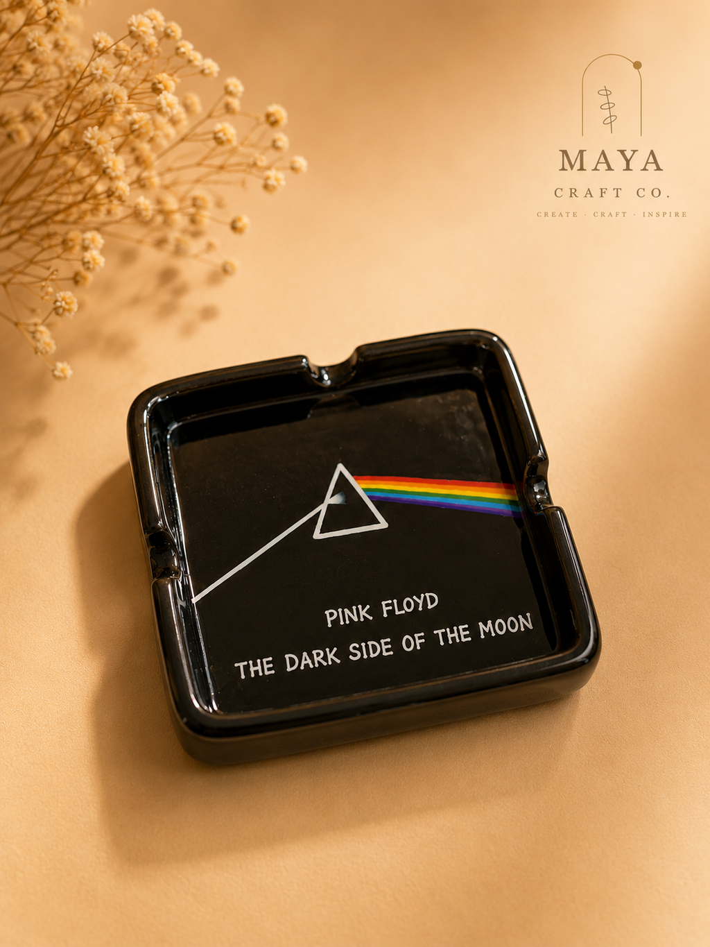 Prism Rainbow Ashtray - Classic Rock Edition